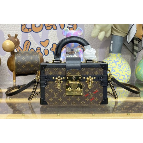 Louis Vuitton M46755 Petite Malle Capitale handbag in Monogram coated canvas Louis Vuitton M46755 Petite Malle Capitale handbag in Monogram coated canvas