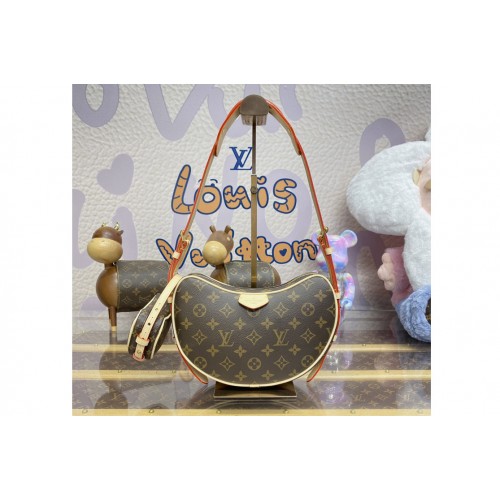 Louis Vuitton M46828 Croissant MM handbag in Monogram coated canvas Louis Vuitton M46828 Croissant MM handbag in Monogram coated canvas