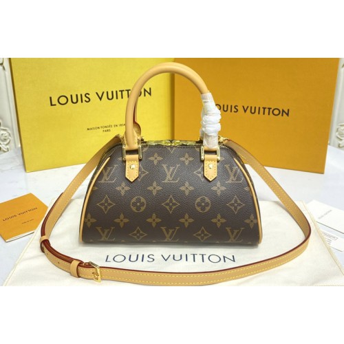 Louis Vuitton M50202 Ribera Mini Boston Handbag in Monogram canvas