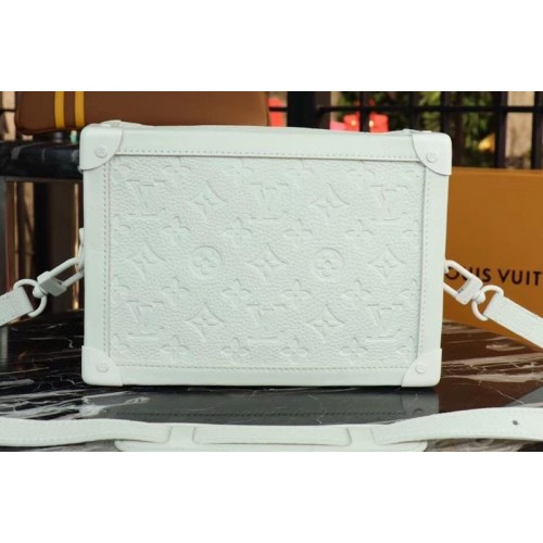 Louis Vuitton M53287 Soft Trunk Bags White Taurillon Monogram leather Louis Vuitton M53287 Soft Trunk Bags White Taurillon Monogram leather