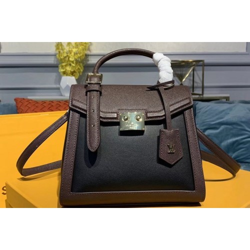 Louis Vuitton M55488 The Arch handbags Black Dark Brown Calf Leather