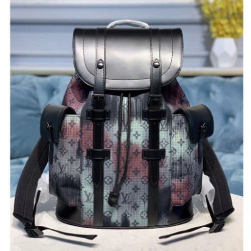 Louis Vuitton M55699 Christopher PM backpack in Monogram Denim Louis Vuitton M55699 Christopher PM backpack in Monogram Denim