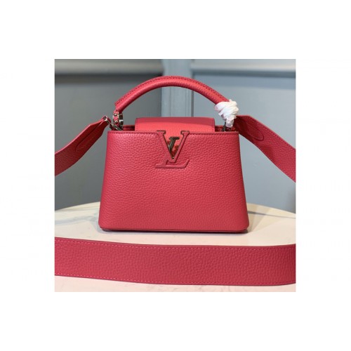 Louis Vuitton M55987 Capucines Mini handbag In Pink Taurillon leather Louis Vuitton M55987 Capucines Mini handbag In Pink Taurillon leather