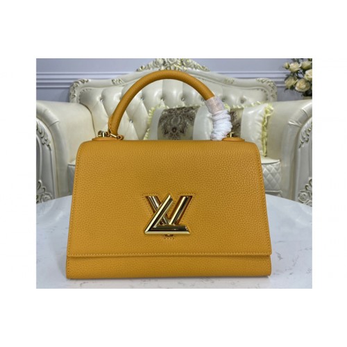 Louis Vuitton M57092 Twist One Handle handbag in Saffron Taurillon leather Louis Vuitton M57092 Twist One Handle handbag in Saffron Taurillon leather
