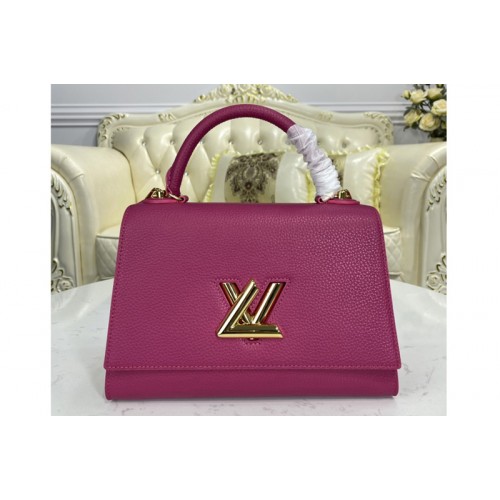 Louis Vuitton M57092 Twist One Handle handbag in Orchidee Pink Taurillon leather Louis Vuitton M57092 Twist One Handle handbag in Orchidee Pink Taurillon leather