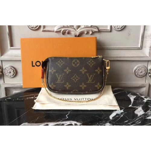 Louis Vuitton M58009 Mini Pochette Accessoires Bags in Monogram Canvas