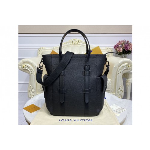 Louis Vuitton M58479 Christopher Tote bag in Black Taurillon leather Louis Vuitton M58479 Christopher Tote bag in Black Taurillon leather