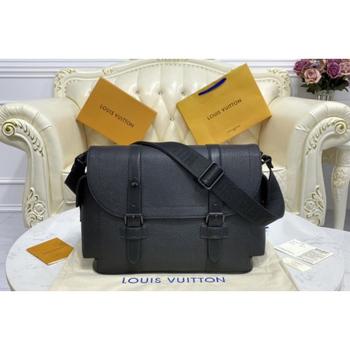 Louis Vuitton M58494 Trunk Messenger Bag in Taurillon leather Louis Vuitton M58494 Trunk Messenger Bag in Taurillon leather