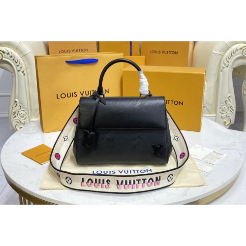 Louis Vuitton M59134 Cluny BB handbag in Black Epi leather