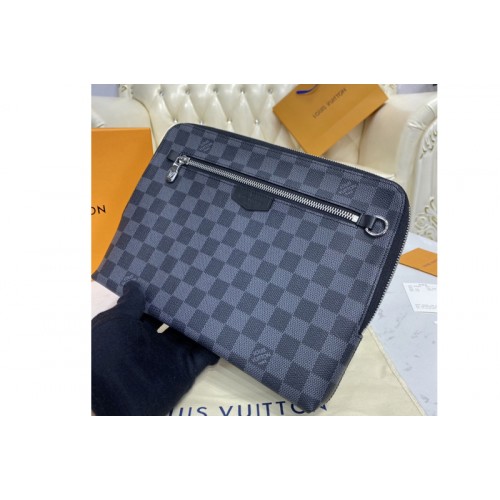 Louis Vuitton N60417 New Pouch in Damier Graphite coated canvas