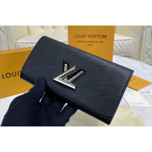 Louis Vuitton M68309 Twist wallet in Black Epi leather Louis Vuitton M68309 Twist wallet in Black Epi leather