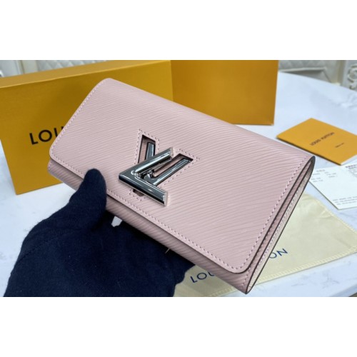 Louis Vuitton M61178 Twist wallet in Rose Ballerine Pink Epi leather Louis Vuitton M61178 Twist wallet in Rose Ballerine Pink Epi leather