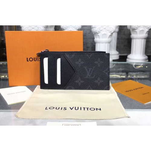 Louis Vuitton M64038 Coin Card Holder Monogram Eclipse Canvas