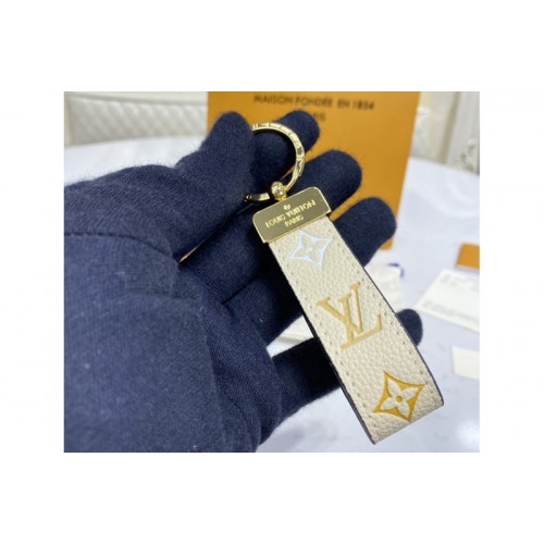 Louis Vuitton M00286 Maxi Dragonne key holder in Yellow Cream Empreinte leather Louis Vuitton M00286 Maxi Dragonne key holder in Yellow Cream Empreinte leather
