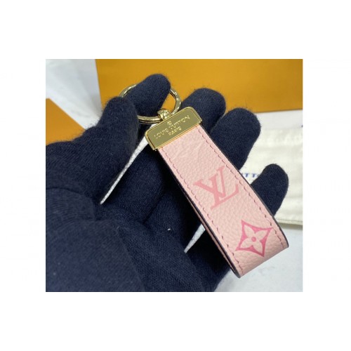 Louis Vuitton M00286 Maxi Dragonne key holder in Pink Empreinte leather Louis Vuitton M00286 Maxi Dragonne key holder in Pink Empreinte leather