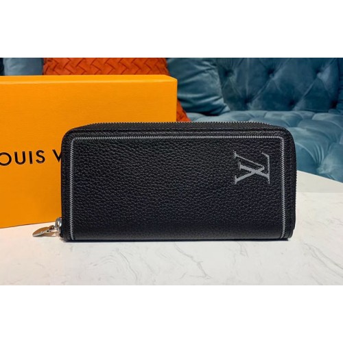 Louis Vuitton M68228 Zippy Vertical Wallet Black Taurillon leather Louis Vuitton M68228 Zippy Vertical Wallet Black Taurillon leather