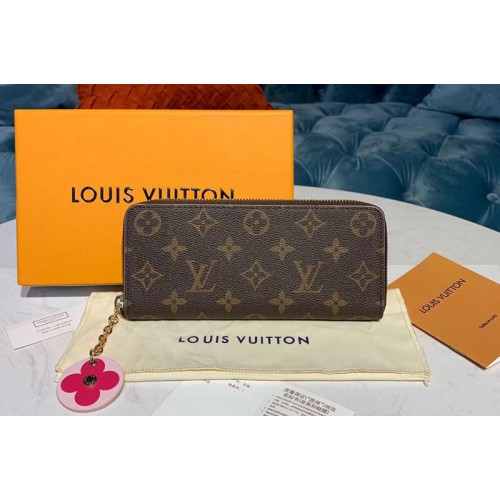 Louis Vuitton M68314 Clemence Wallets Monogram Canvas With Pink Louis Vuitton M68314 Clemence Wallets Monogram Canvas With Pink