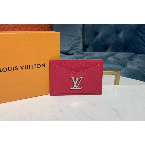 Louis Vuitton M68555 Lockme card holder Hot Pink Calf leather Louis Vuitton M68555 Lockme card holder Hot Pink Calf leather