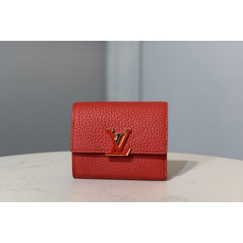 Louis Vuitton M68587 Capucines XS wallet Red Taurillon leather Louis Vuitton M68587 Capucines XS wallet Red Taurillon leather