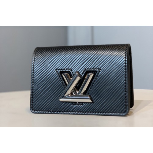 Louis Vuitton M68682 Twist Multicartes Wallet in Black Epi leather Louis Vuitton M68682 Twist Multicartes Wallet in Black Epi leather