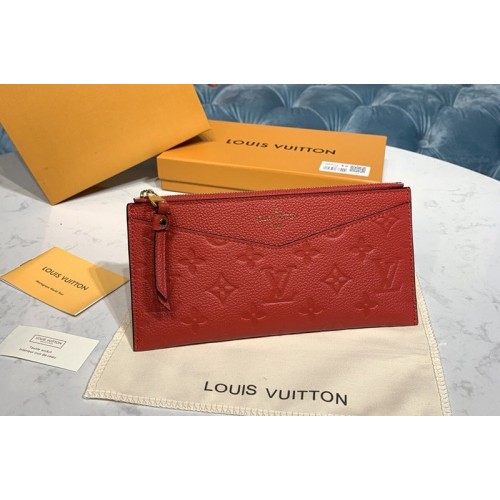 Louis Vuitton M68713 Pochette Melanie BB Bag in Red Monogram Empreinte leather Louis Vuitton M68713 Pochette Melanie BB Bag in Red Monogram Empreinte leather