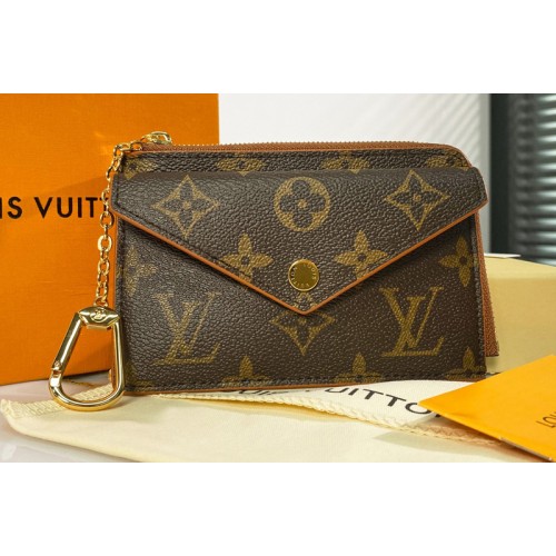 Louis Vuitton M69431 Card Holder Recto Verso in Monogram canvas with Brown Louis Vuitton M69431 Card Holder Recto Verso in Monogram canvas with Brown