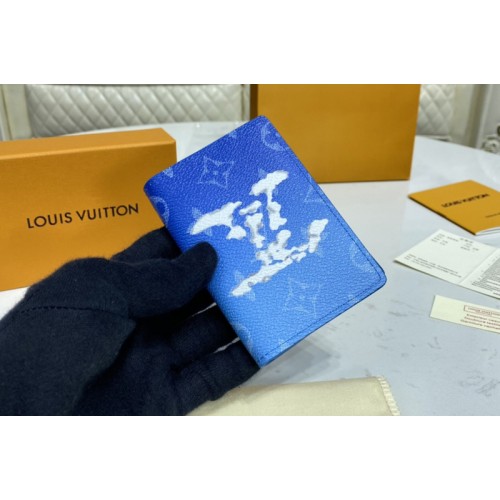 Louis Vuitton M69679 Pocket Organizer wallet in Monogram Clouds coated canvas Louis Vuitton M69679 Pocket Organizer wallet in Monogram Clouds coated canvas