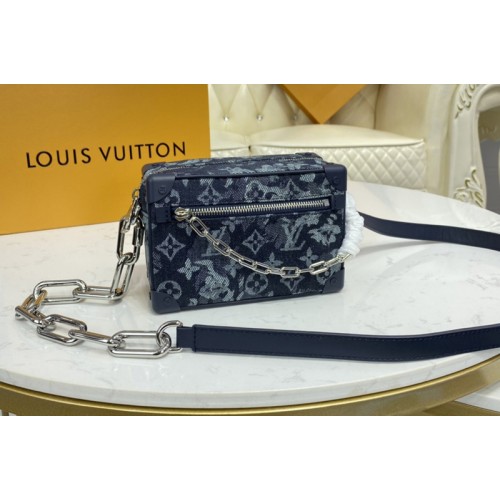 Louis Vuitton M80033 Mini Soft Trunk Bag in Monogram Tapestry coated canvas