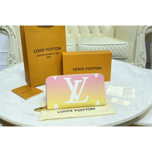 Louis Vuitton M80361 Zippy wallet in Pink Monogram coated canvas Louis Vuitton M80361 Zippy wallet in Pink Monogram coated canvas