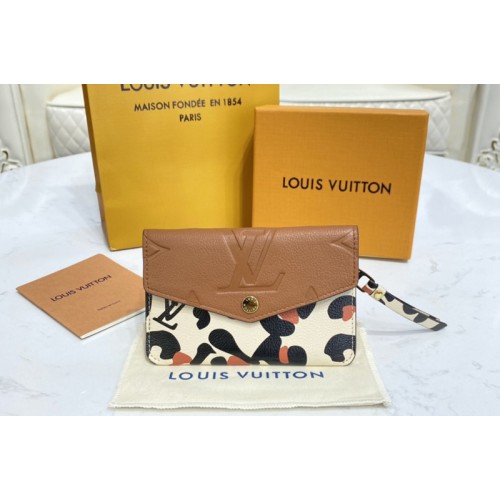 Louis Vuitton M80692 key pouch in Caramel Monogram Empreinte Leather Louis Vuitton M80692 key pouch in Caramel Monogram Empreinte Leather