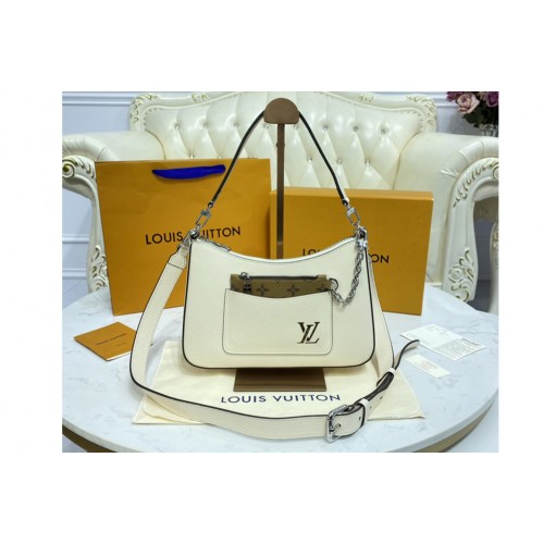 Louis Vuitton M80688 Marelle handbag in Quartz White Epi Leather Louis Vuitton M80688 Marelle handbag in Quartz White Epi Leather