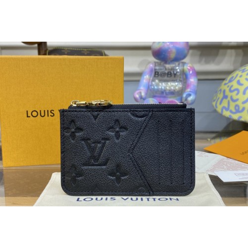 Louis Vuitton M81883 Romy card holder in Black Monogram Empreinte embossed leather Louis Vuitton M81883 Romy card holder in Black Monogram Empreinte embossed leather