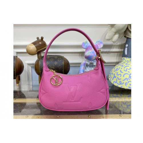 Louis Vuitton M82487 Mini Moon Bag in Lollipop Pink Monogram Empreinte leather