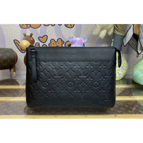 Louis Vuitton M82545 Pochette Voyage Souple Wallet in Monogram Shadow cowhide leather Louis Vuitton M82545 Pochette Voyage Souple Wallet in Monogram Shadow cowhide leather