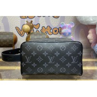 Louis Vuitton M83113 Locker Dopp Kit Bag in Monogram Eclipse coated canvas Louis Vuitton M83113 Locker Dopp Kit Bag in Monogram Eclipse coated canvas