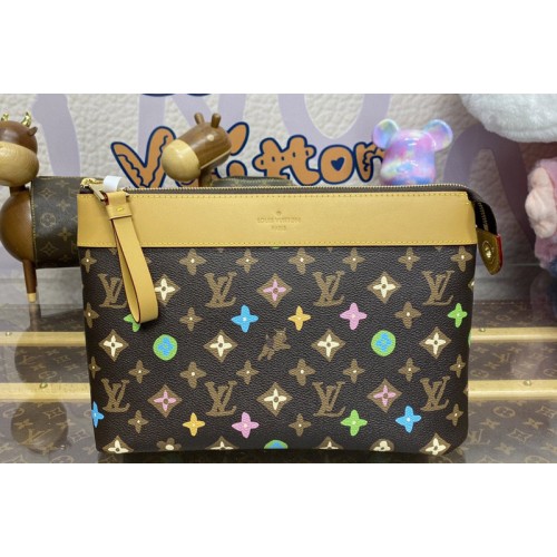Louis Vuitton M83568 Pochette Voyage Souple bag in Monogram Craggy canvas Louis Vuitton M83568 Pochette Voyage Souple bag in Monogram Craggy canvas