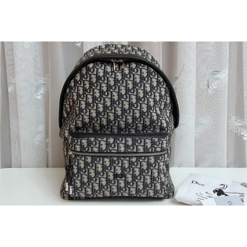 Christian Dior 1VOBA088YKY rider backpack in Beige and Black Dior Oblique Jacquard Christian Dior 1VOBA088YKY rider backpack in Beige and Black Dior Oblique Jacquard