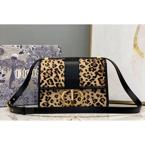 Christian Dior M9203 30 Montaigne Bag in Beige Multicolor Mizza Pony-Hair Calfskin