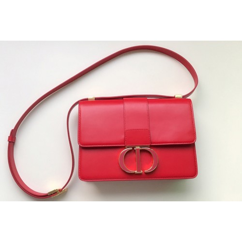 Christian Dior M9203 Dior 30 Montaigne bag in Red Box Calfskin Leather