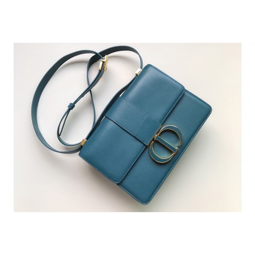 Christian Dior M9203 Dior 30 Montaigne bag in Blue Box Calfskin Leather