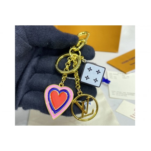 Louis Vuitton MP2913 Game On Dice and Heart bag charm and key holder