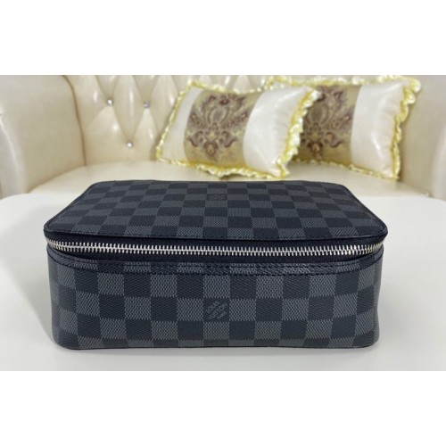 Louis Vuitton N40182 Cube De Rangement MM in Damier Graphite canvas
