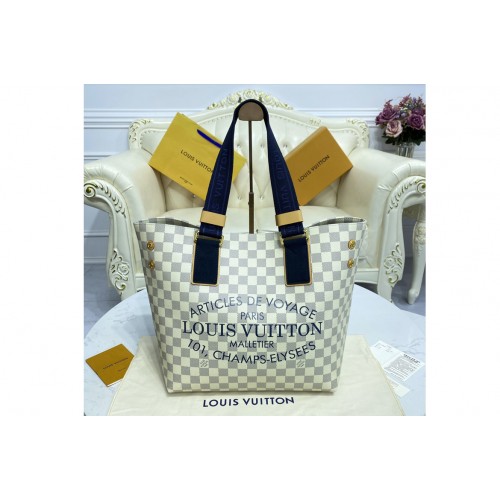 Louis Vuitton N41179 Neverfull MM tote Bag in Damier Azur canvas Louis Vuitton N41179 Neverfull MM tote Bag in Damier Azur canvas