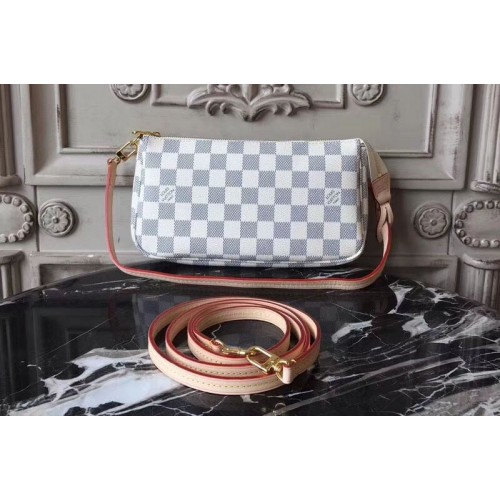 Louis Vuitton N41207 Pochette Accessoires in Damier Azur Canvas Louis Vuitton N41207 Pochette Accessoires in Damier Azur Canvas
