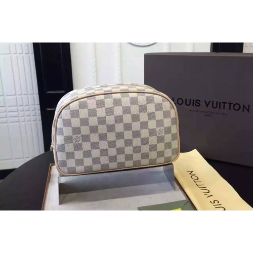 Louis Vuitton N41420 Toiletry Kit Bag in Damier Azur Canvas Louis Vuitton N41420 Toiletry Kit Bag in Damier Azur Canvas
