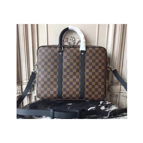 Louis Vuitton N41466 Porte-documents Voyage PM Bag in Damier Ebene Canvas