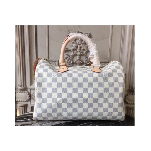 Louis Vuitton N41370 Speedy 30 Bags in Damier Azur Canvas Louis Vuitton N41370 Speedy 30 Bags in Damier Azur Canvas