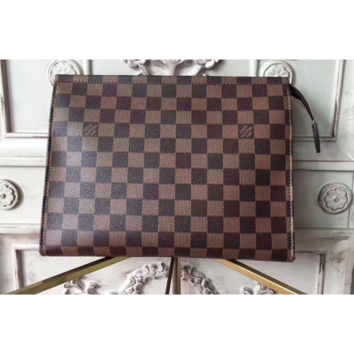 Louis Vuitton N47542 TOILETRY POUCH 26 in Damier Ebene Canvas Louis Vuitton N47542 TOILETRY POUCH 26 in Damier Ebene Canvas