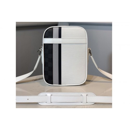 Louis Vuitton N51460 Danube Slim Bag in White Epi Leather