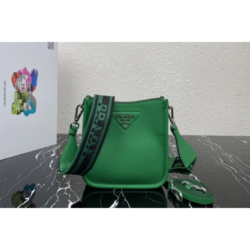 Prada 1BH191 Leather mini shoulder bag in Green Leather Prada 1BH191 Leather mini shoulder bag in Green Leather
